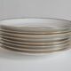 Set of 8 Limoges porcelain plates