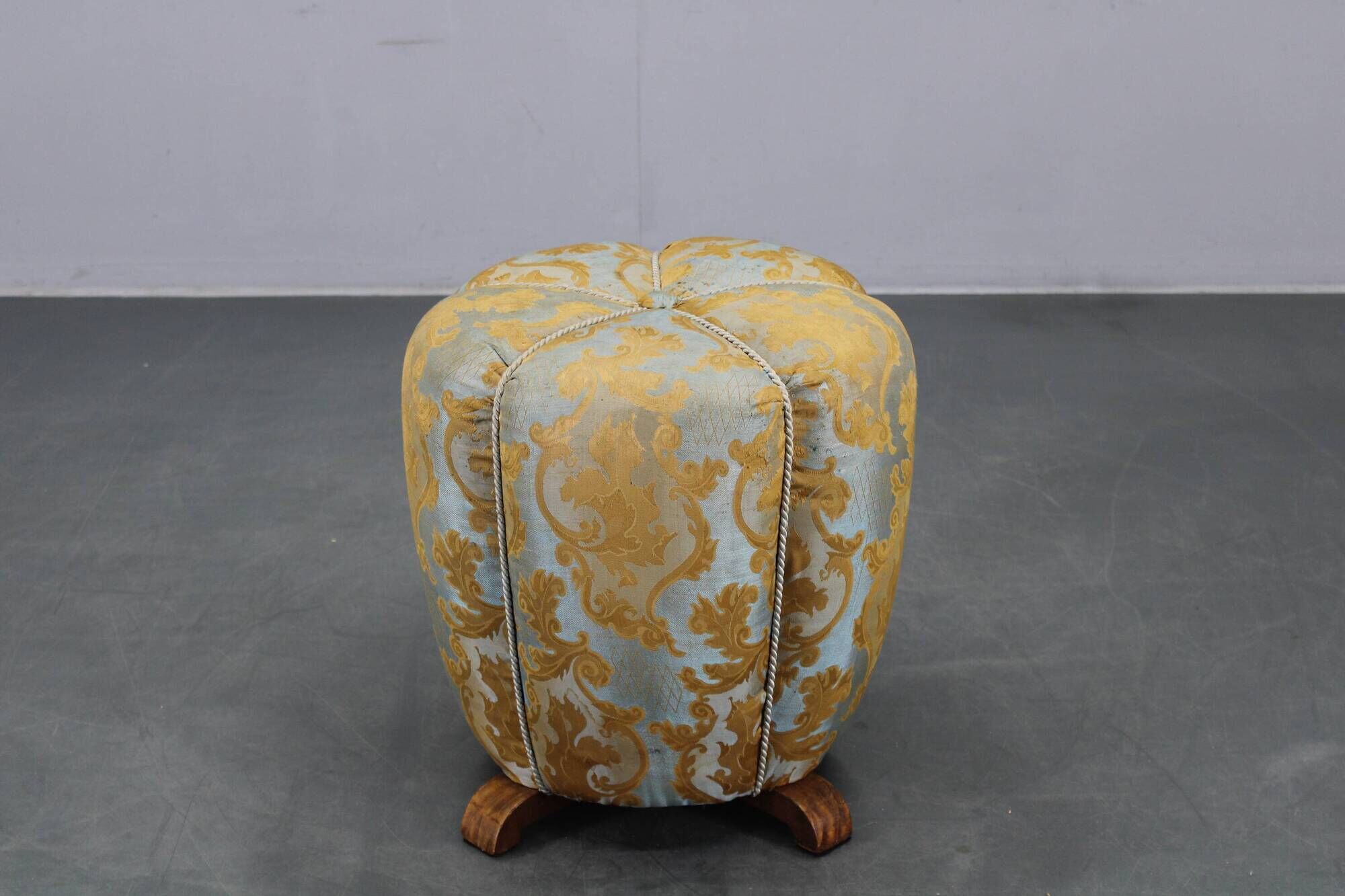 Tabouret Art Déco des années 1940, Tchécoslovaquie