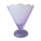 Vase cornet en verre poli