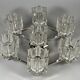 1960s 1970s Ceiling or Wall Lamp German Ice Glass Space Age Design