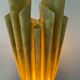Georgia Jacob gold leaf lamp from the 70s and 80s signed