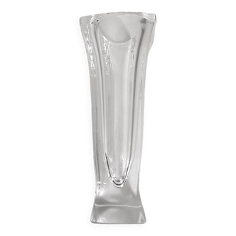 Crystal vase from Vannes 1950s Height 29 cm