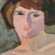 Portrait of a nude on a stool 1923