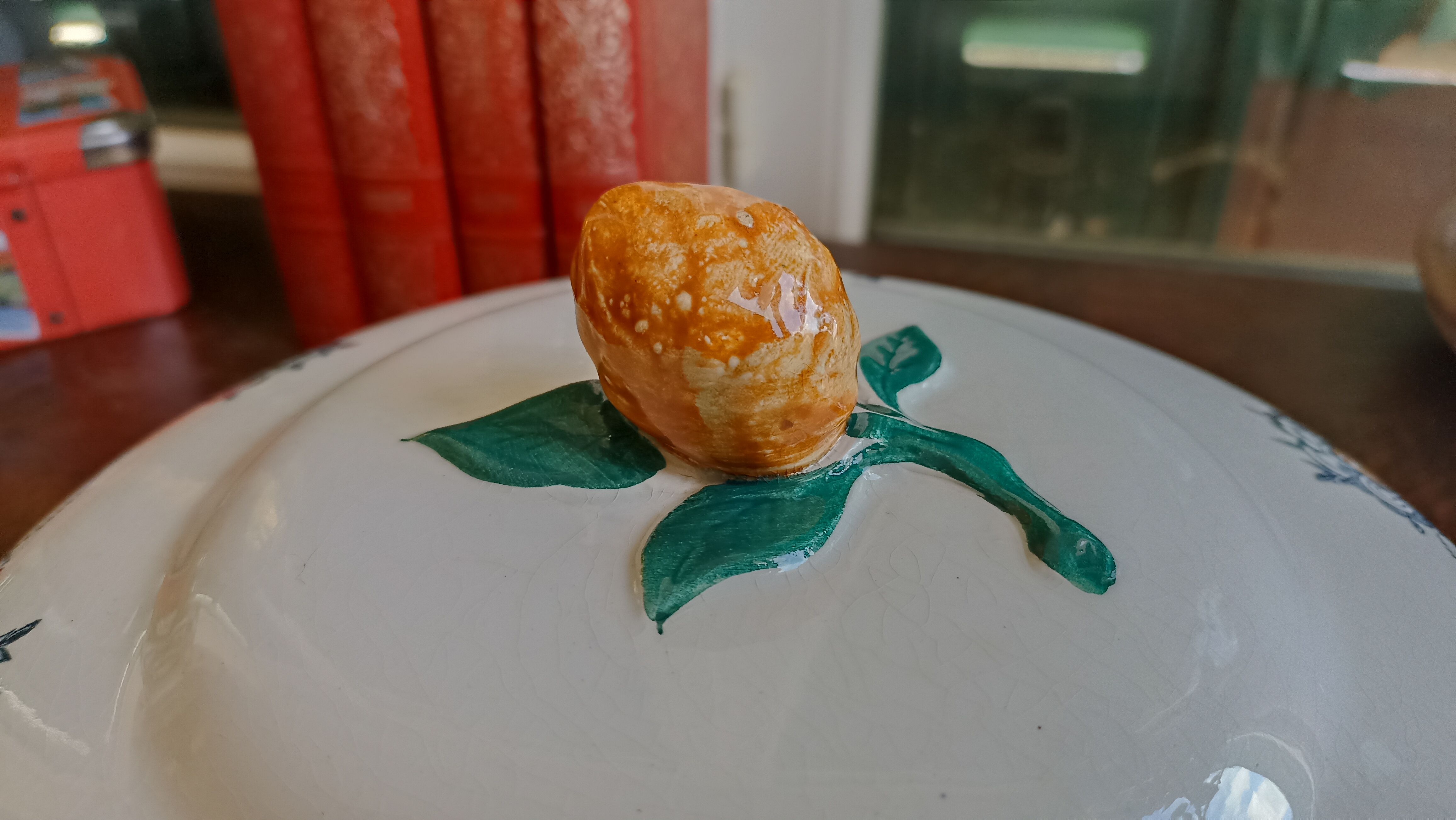 Old vegetable tree in iron earth by Saint-Amand