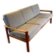 Danish teak three-seater sofa – 1960s