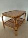 Vintage rattan coffee table from the 70s - organic lines, Riviera spirit.