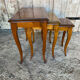 Set of 3 vintage louis xv style nesting tables
