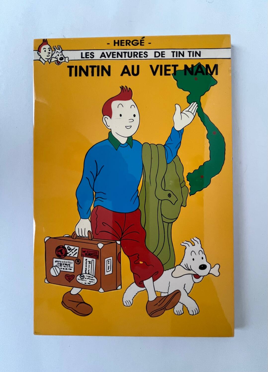 Tintin album advertising panel