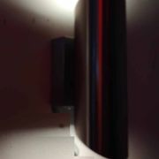 Paire d'appliques tubes inox années 70/80
