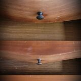 Regency bedside table with drawers