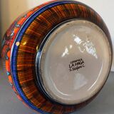 Vase Ceramic design Italy year 60' La Maga signed S. Stefano C