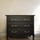 Vintage black chest of drawers
