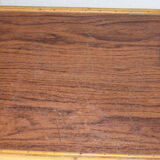 Rattan and bamboo vintage 1960, double trap side table