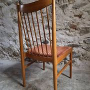 Set of 6 Danish teak dining chairs model 422, attributed to Arne Vodder for Sibast, 1960s.