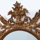 Miroir baroque doré de grande taille du 20e siècle par Deknudt Belgique