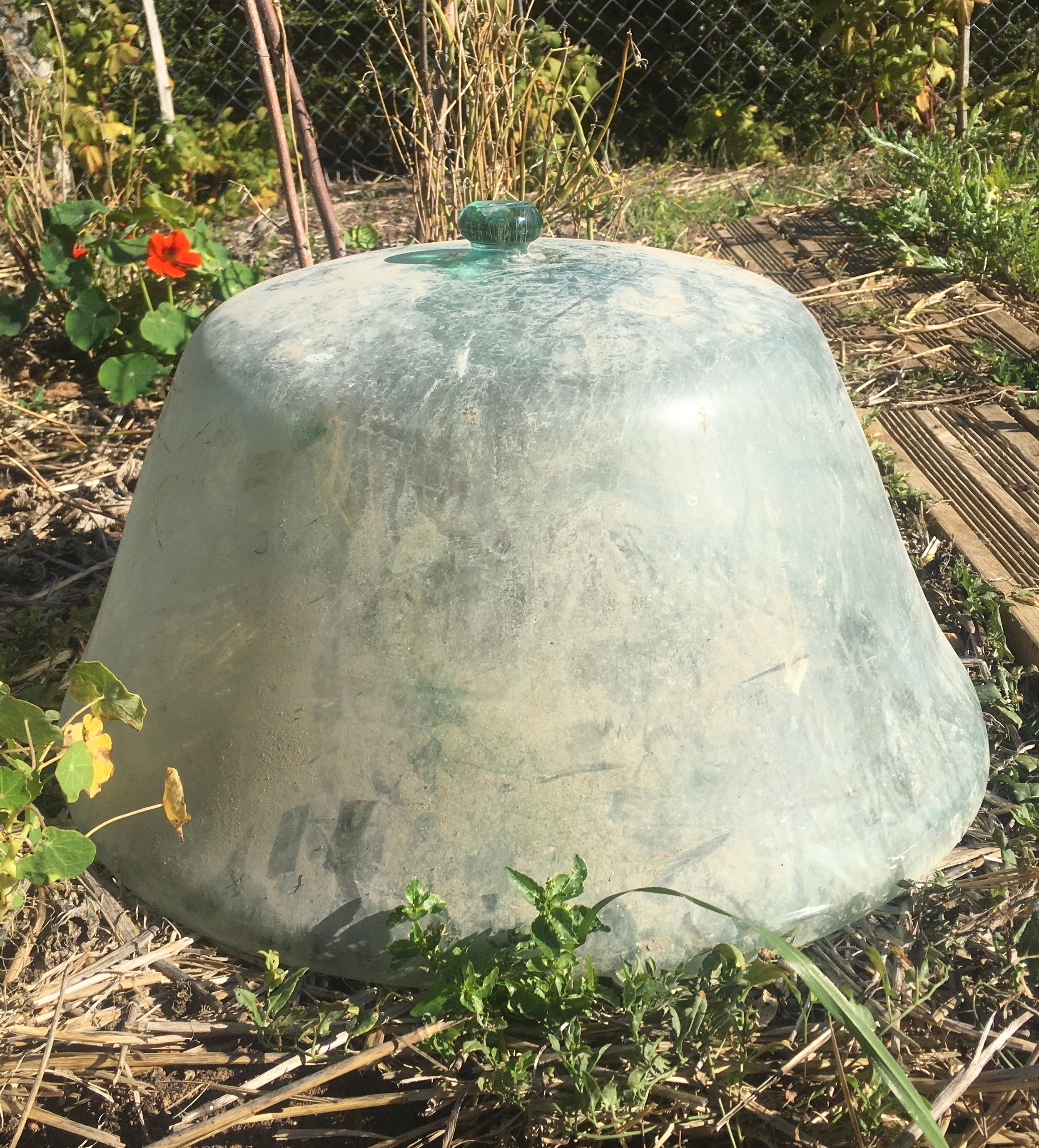 Garden bell in blown glass IXX s