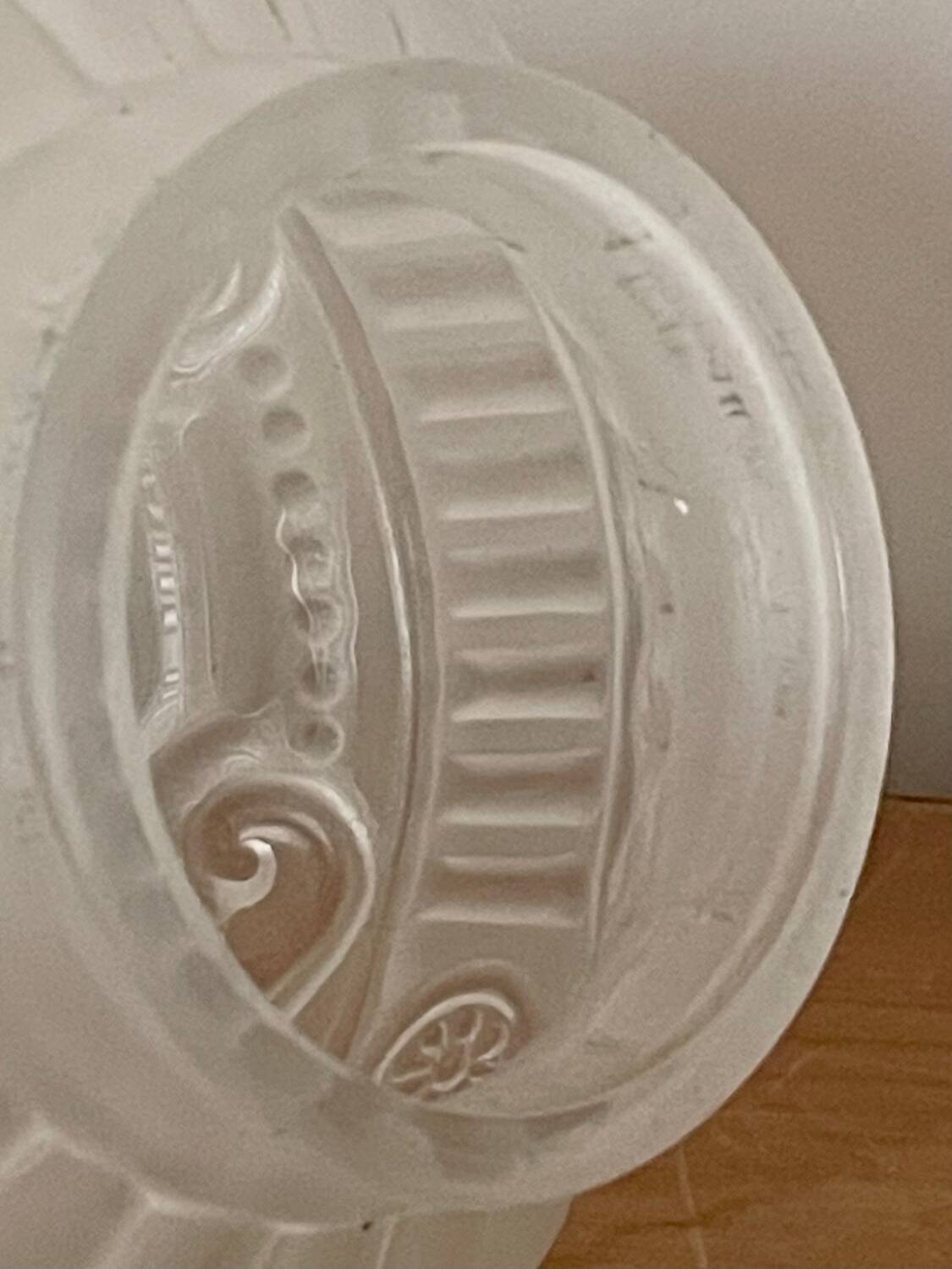 Abat-jour en verre Art Déco