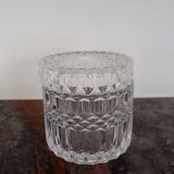 Boite en verre ciselé