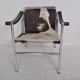 LC1 armchair Le Corbusier. Cassina edition from the 70s