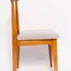 Curved beech chair mid-century, design by M. Zielinski, Europe, 1960s