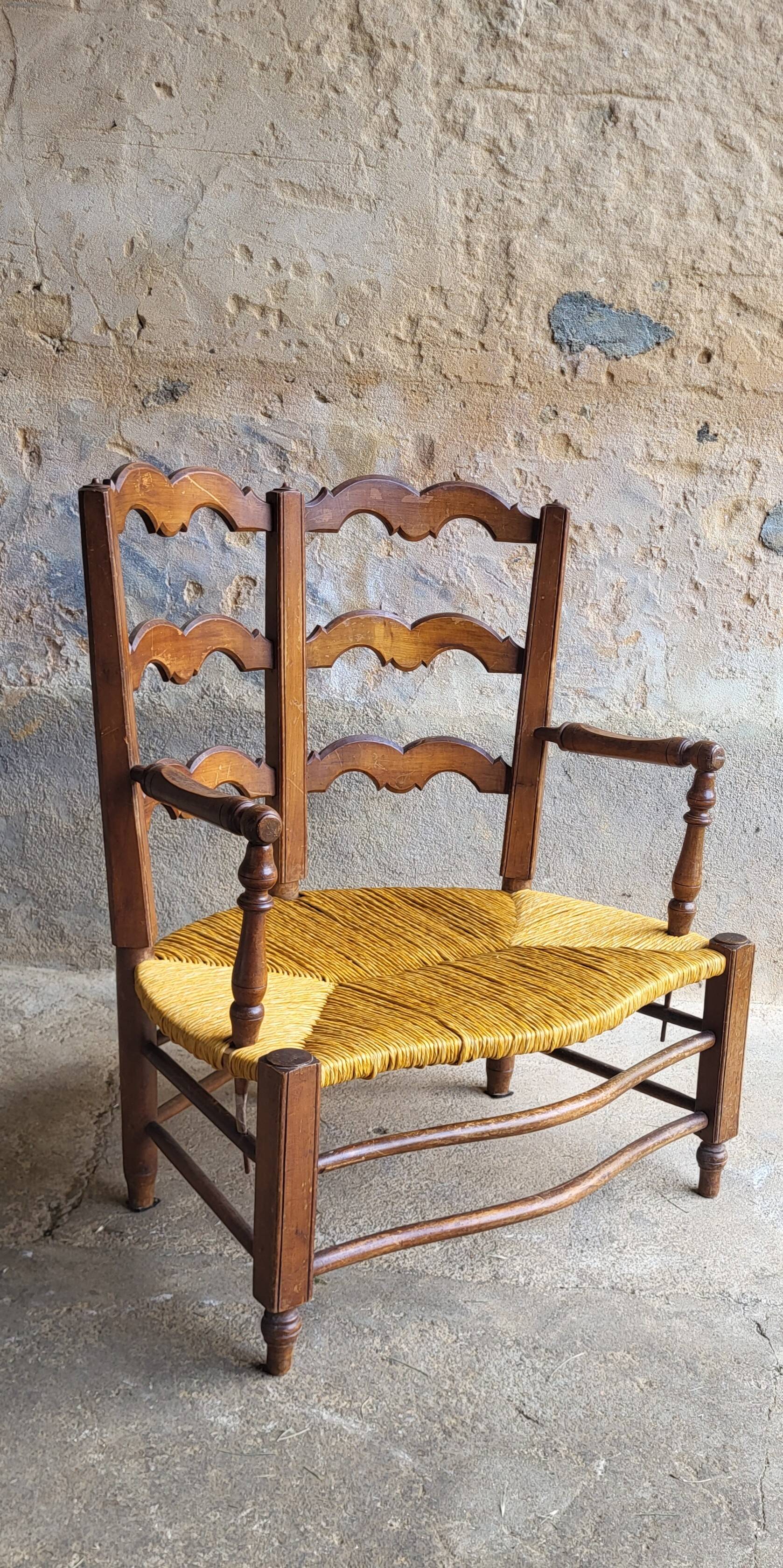 19th century Provençal Radassier armchair