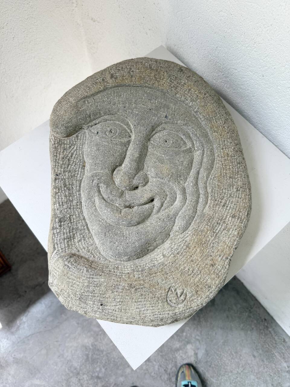 Stone sculpture 1950 face