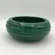 green ceramic flat cup 1950 saint clement signed B Letalle 16 cm