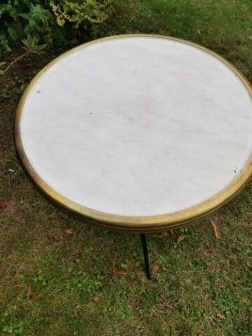 Table de café ronde année 60