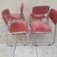 4 chaises chromées vintage année 70