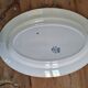 serving dish oval iron earth Longwy