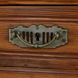 Pitch pine weekly planner, Art Nouveau period – Early 20th century