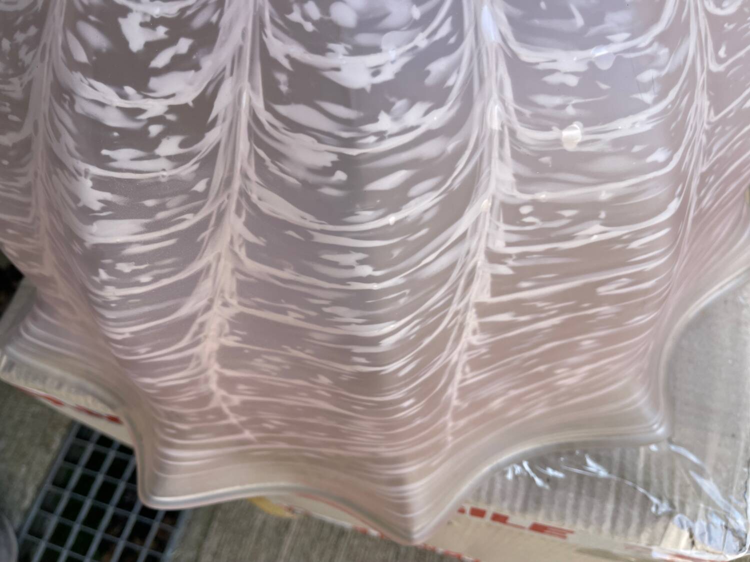 Large Pink Murano Glass Light Pendant 1970’s