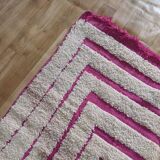 Tapis bérbere écru à motifs géométriques 250cmx150cm