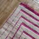 Beige Berber rug with geometric patterns 250cm x 150cm