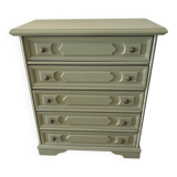 Commode ancienne relookée 5 tiroirs