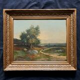 Tableau impressionniste - Huile sur toile signée Théodore LINSYER -1885