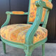 Louis XVI convertible armchair