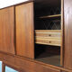 Danish teak sideboard with sliding doors, 1960