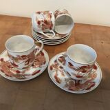 4 tasses porcelaine japan