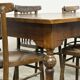 Grande table de ferme ancienne en chêne – 229 cm