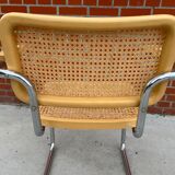 Chair Cesca model by Marcel Breuer with armrests B64