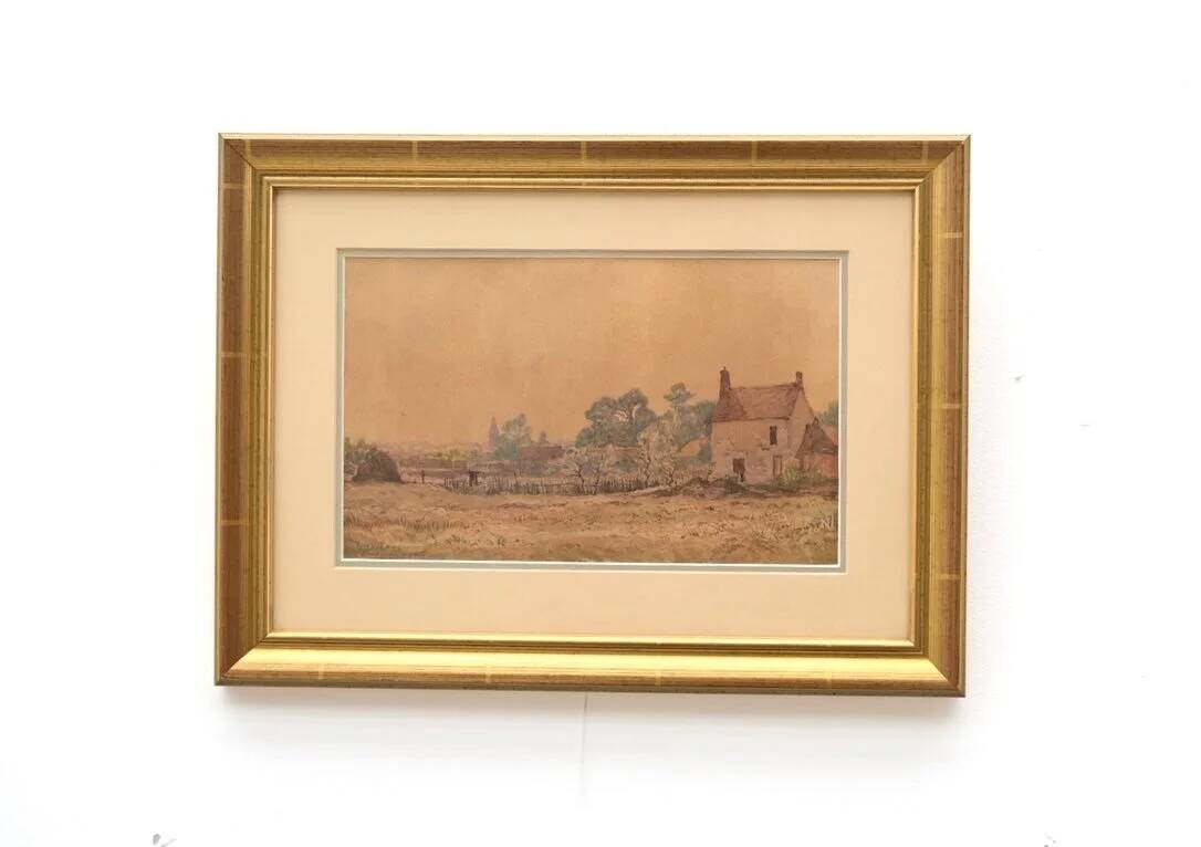 Watercolor by Paul Roux, 19th century