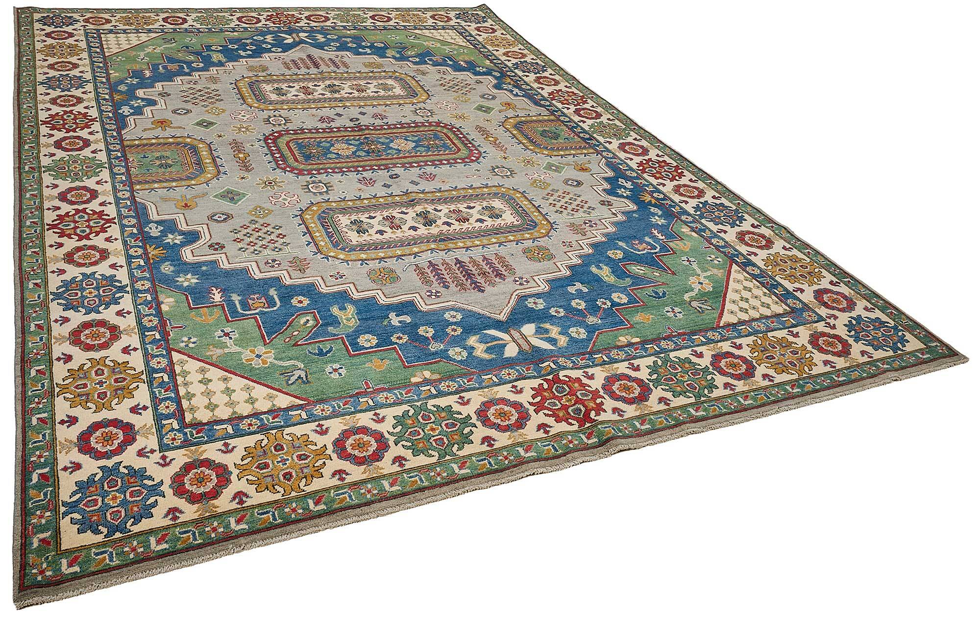 Turkish Handknotted Wool Oushak Rug 273 cm x 364 cm