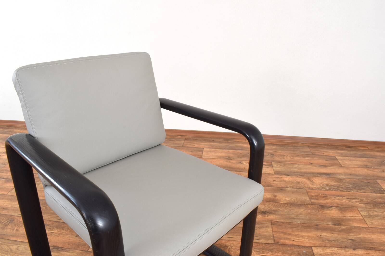 Mid-Century Leather Lounge Chairs by Burkhard Vogtherr for Rosenthal, 1970s