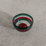 Vintage Italian Mid Century Glass Bowl Fulvio by Bianconi for Venini, 1950s