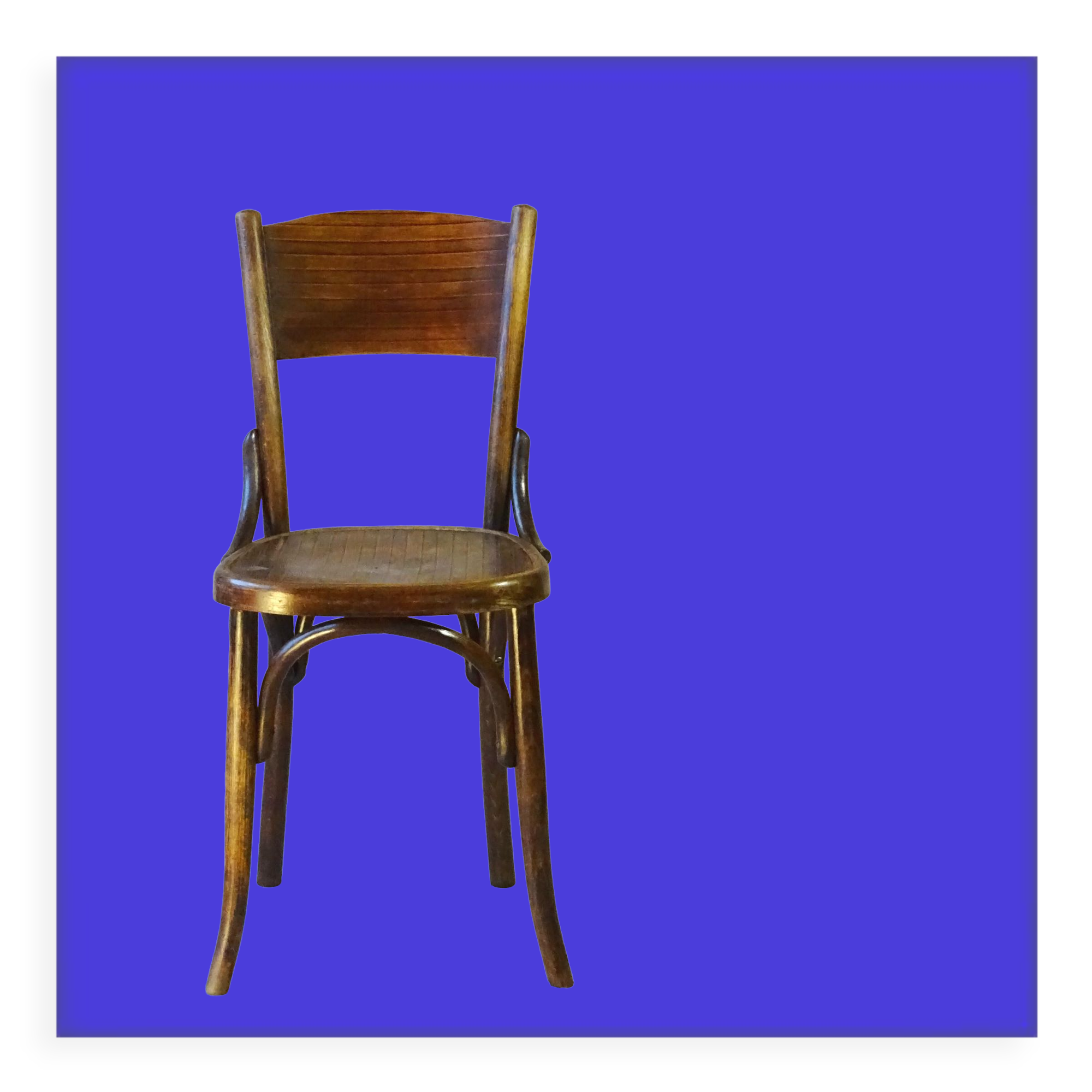 Bistrot Fischel chair seat wood 1930