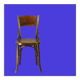 Bistrot Fischel chair seat wood 1930