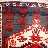 Tapis vintage fait main Anatolien turc 87cm x 145cm (1970s)