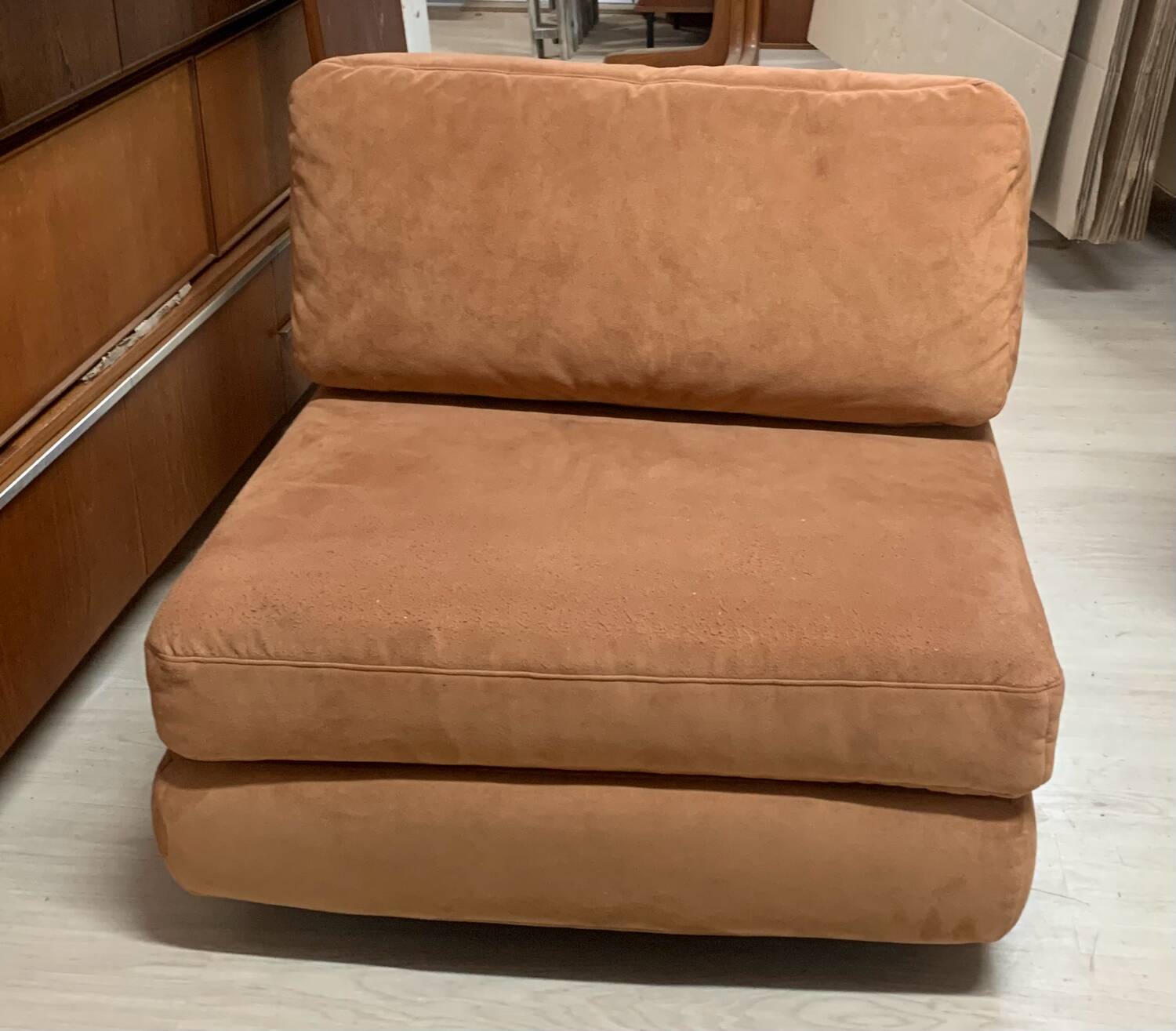Cinna armchair in Alcantara