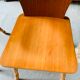 Paire de chaise bois blond  - 1960's